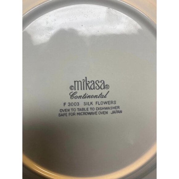 Mikasa Continental Silk Flowers F3003 Octagonal Salad Plate 8 inches - Picture 4 of 4
